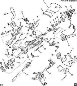 14-15 GM Silverado Sierra Steering Column WithTilt & Manual Telescope N37 84126498