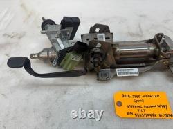 18 JEEP WRANGLER JK STEERING COLUMN TILT With KEY 10-18