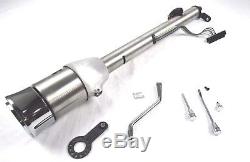 1956 Chevrolet Chrome Tilt Steering Column – Belair Nomad, Column Shift, Stainless Steel, Auto City Classic