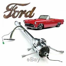 1955-1979 Ford Thunderbird 33 Chrome Tilt Steering Column Shift 460 351W Holley