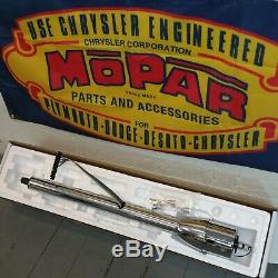 1962 1974 Mopar B & E Body 32 Chrome Tilt Steering Column No Key Floor Shift