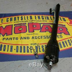 1962 1974 Mopar B & E Body 32â Black Tilt Steering Column No Key Floor Shift