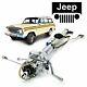 1963-83 Jeep Wagoneer Chrome Tilt Steering Column Keyed 33 Hurst 17 Cherokee Sj