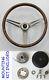 1964-1966 Pontiac Grand Prix Lemans Wood Steering Wheel Walnut 15 Tilt Column