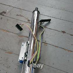 1964-73 Ford Mustang 33 Chrome Floor Shift Tilt Steering Column Keyed Ignition