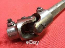 1966-1977 Ford Bronco Ididit Tilt Steering Column Black Powder Floor Shift