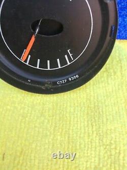 1967-1968 Mustang Gas Gauge C7ZF 9306 for Tach Dash Very Clean