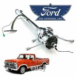 1967-79 Ford F-Series Truck 33 Chrome Tilt Steering Column Shift ranch F-100 V8
