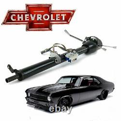 1968-79 Chevy Nova Keyed Black Tilt Steering Column GM 33 307 396 LS 402 X-body