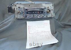1970-1972 Olds Cutlass AM FM Stereo Radio Delco 13AFM1 Oldsmobile 442 TEST VIDEO