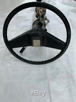 1973-1987 Chevy GMC Tilt Steering Column Square Body Truck Steering Wheel & Keys