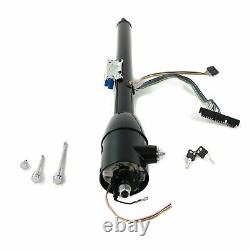 1976-1986 Jeep CJ5 CJ7 Wrangler Black 32 Keyed Tilt Floor Shift Steering Column