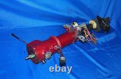 1981-1988 GM G Body Saginaw NON Tilt Steering Column AT OEM Nice! WithWarranty Red