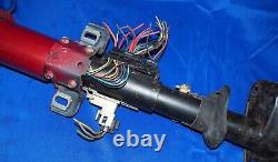 1981-1988 GM G Body Saginaw NON Tilt Steering Column AT OEM Nice! WithWarranty Red