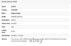 2002 Lexus LS430 Multiplex Tilt & Telescopic Steering Column Computer Used OEM