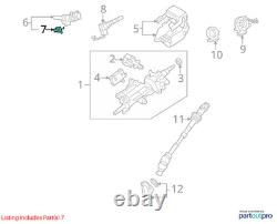 2007 Lexus LS460 Steering Column Tilt Telescopic Switch Used OEM 89235-50090