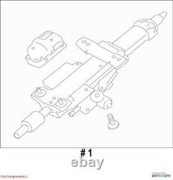 2017-2019 Jaguar F-Pace Electric Adjustable Steering Column T2H19926