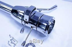 28 Street Hot Rod Chrome Tilt Steering Column Automatic Shift With Wings Wheel