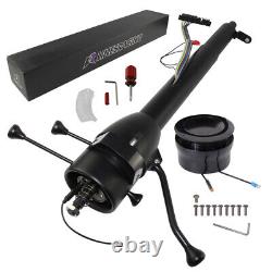 28'' Tilt AT Automatic Collapsible Steering Column GM Universal with Adapter Black