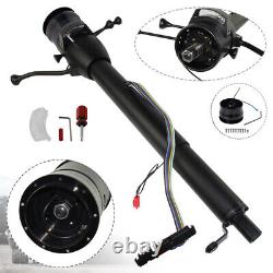 28'' Tilt AT Automatic Collapsible Steering Column GM Universal with Adapter Black