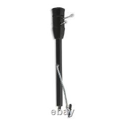 28 Tilt Manual Style Black Steering Column with Wheel Adapter No Key