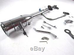 28'' Tilt Steering Column Automatic With Key & Wheel Adapter Chrome BPS-1014