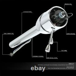 30 Chrome Manual (Floor Shift) Tilt Steering Column For 55-59 Chevy GM Hot Rod