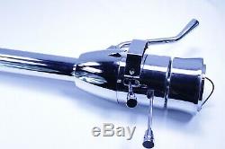 30 Chrome Tilt Steering Column Automatic Shift With Black Half Wrap Wheel Stree