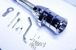 30 Chrome Tilt Steering Column Automatic Shift With Black Half Wrap Wheel Stree