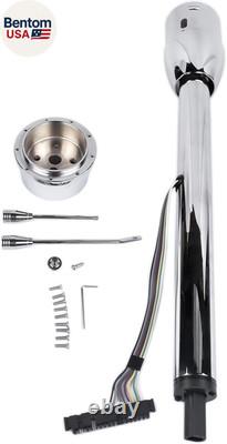 30'' Chrome Tilt Steering Column Floor Shift Replacement for Chevy GM WithAdapter