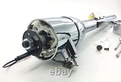 30 Floor Shift Tilt Steering Column WithIgnition Keys & Steering Wheel Adapter