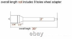 30 Floor Shift Tilt Steering Column WithIgnition Keys & Steering Wheel Adapter
