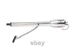 30 Polished Finished Tilt Manual Steering Column with 9 Hole Wheel Adapter No