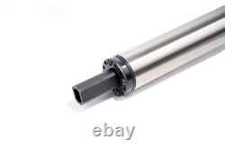 30 Polished Finished Tilt Manual Steering Column with 9 Hole Wheel Adapter No