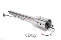 30 Polished Finished Tilt Manual Steering Column with 9 Hole Wheel Adapter No