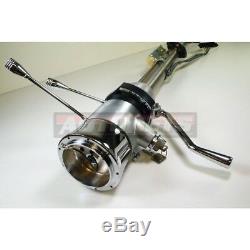 30 Raw Stainless Automatic Tilt Steering Column Shift With Ignition Key Chevy GM