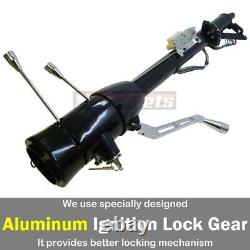 32 Black Stainless Tilt Steering Column Shift With Ignition Key Automatic GMChevy