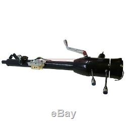 32 Black Stainless Tilt Steering Column Shift With Ignition Key Automatic GMChevy