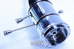 32 Chrome Floor Shift Manual Tilt Steering Column With9 hole Adaptor Hot Rod