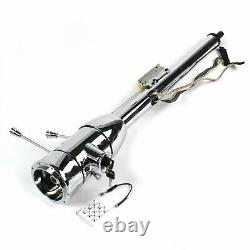 32 Floor Shift Tilt Steering Column With Ignition Keys & Steering Wheel Adapter