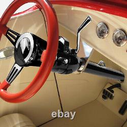 32 SS Black Coated Hot Rod Tilt Shift Automatic AT Steering Column for GM 55-59