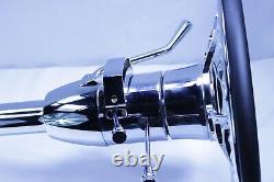 32 Street Hot Rod Chrome Tilt Steering Column Automatic Shift With 9 Hole Wheel