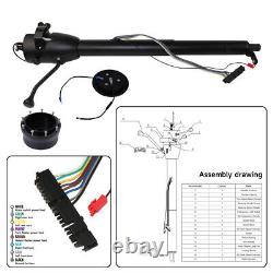 32'' Tilt AT Automatic Collapsible Steering Column GM Universal with Adapter Black