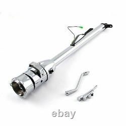 33 Chrome Steel Tilt Column Shift Steering Column + Shift Indicator GM Adapter