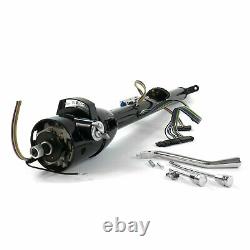 33 Inch Black Gm Style Tilt Steering Column Floor Shift With Key