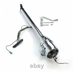 33 Inch Chrome Gm Style Tilt Steering Column Automatic Shift With No Key