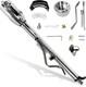 33 Inch Tilt Steering Column Withkey, 9 Holes Chrome Automatic Shift Gm Style Ste