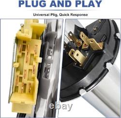 33 Inch Tilt Steering Column WithKey, 9 Holes Chrome Automatic Shift GM Style Ste