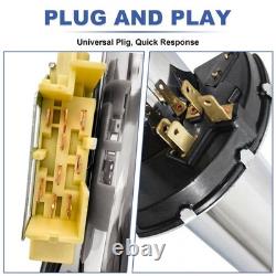 33 Inch Tilt Steering Column WithKey, 9 Holes Chrome Automatic Shift GM Style Ste