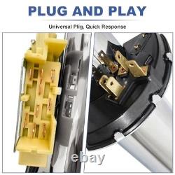 33 Inch Tilt Steering Column WithKey, 9 Holes Chrome Automatic Shift GM Style Ste